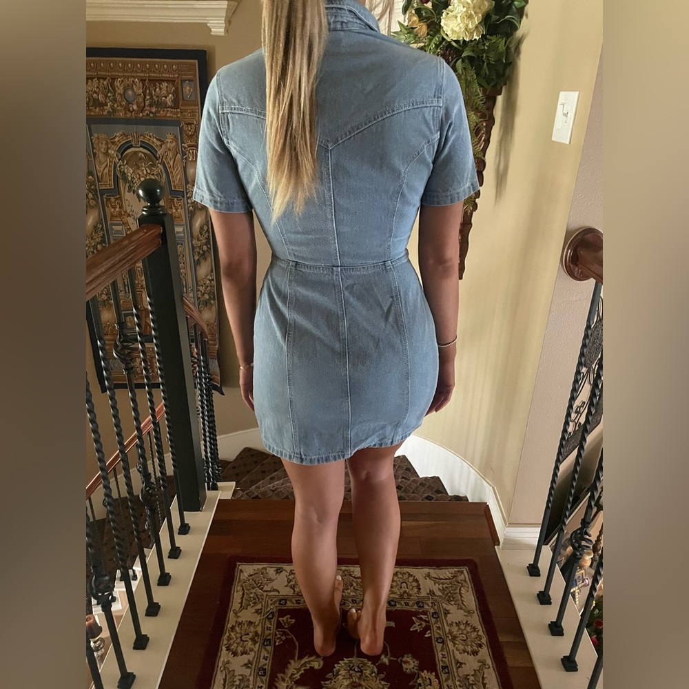 NWOT ASOS size 6 denim dress